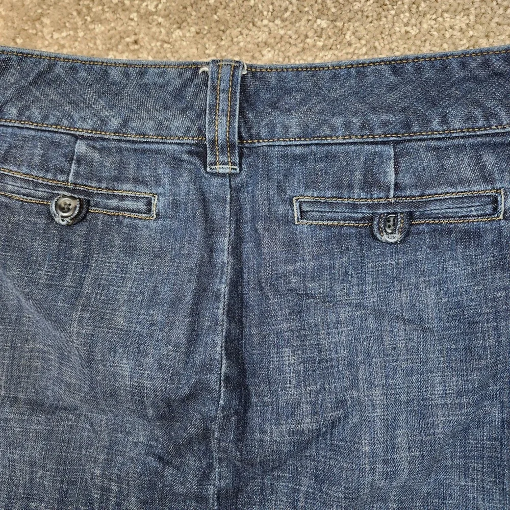 Y2K Vintage GAP Jeans Denim Mini Skirt Blue‎ Jean Low Rise Size 4